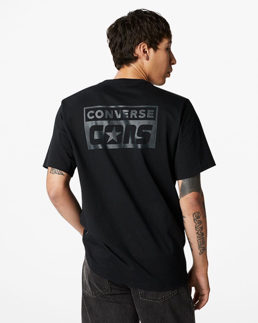 Pánské T-Shirts Converse CONS Grafická Černé | CZ P31ZO02